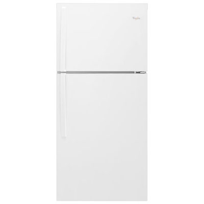 Whirlpool 30" 19.2 Cu. Ft. Top Freezer Refrigerator - White - Open Box - Scratch & Dent