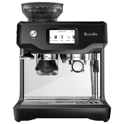 Image of Breville Barista Touch Automatic Espresso Machine with Frother & Coffee Grinder - Black Truffle