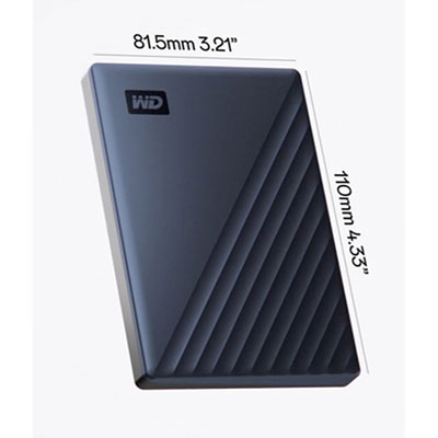 WD My Passport 5TB USB 3.0 Desktop Portable Hard Drive for Mac