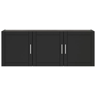 Image of Callahan 20   3-Shelf Wall Cabinet - Black