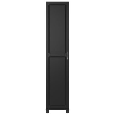 Kendall 74" 5-Shelf Cabinet - Black