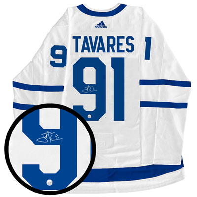 Frameworth Toronto Maple Leafs: White Jersey Signed By John Tavares