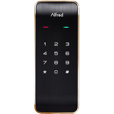 Image of Alfred DB2 Bluetooth Touchscreen Smart Lock - Gold