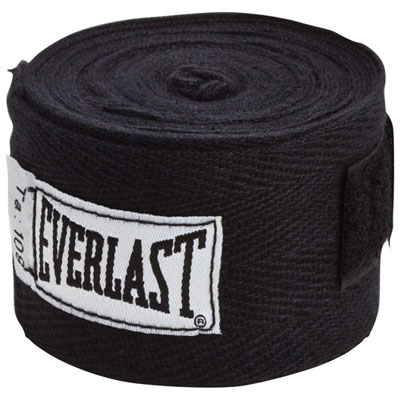 Image of Everlast 120   Hand Wrap - 1 Pack - Black