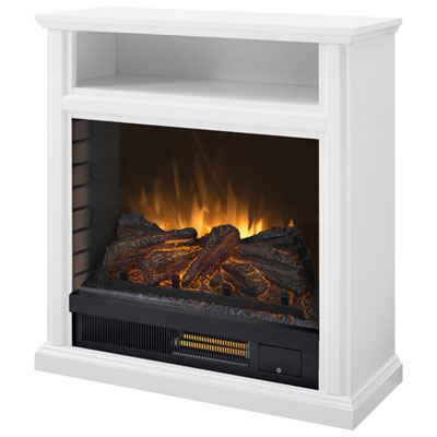 Image of Pleasant Hearth Parkdale Electric Fireplace - 5115 BTU - White