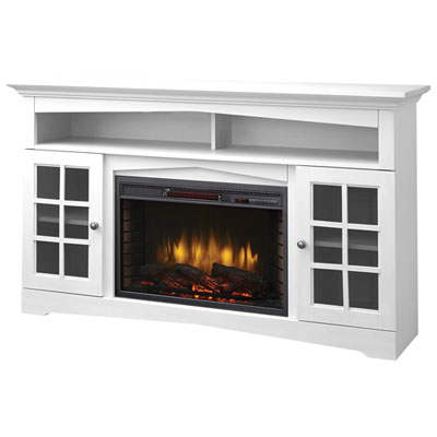 Image of Muskoka Huntley 65   Fireplace TV Stand - White