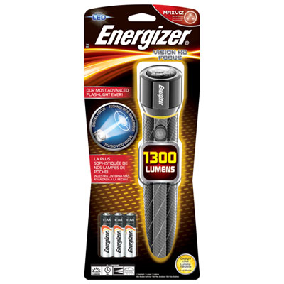 Energizer Vision HD Focus LED Flashlight - 1300 Lumens Really good and powerful LED flashlight