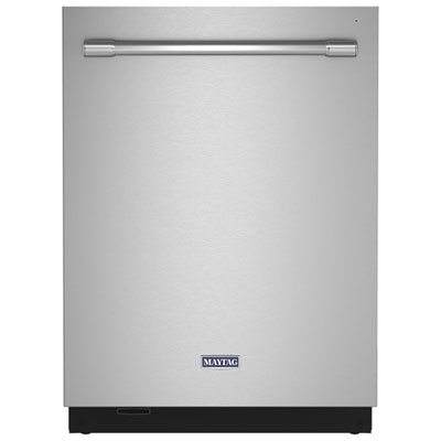 Image of Maytag 24   44dB Built-In Dishwasher with Stainless Steel Tub & Third Rack (MDB9979SKZ) - Stainless