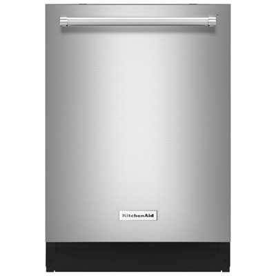 Image of KitchenAid 24   44dB Built-In Dishwasher with Stainless Steel Tub (KDTM804KPS) - PrintShield Stainless