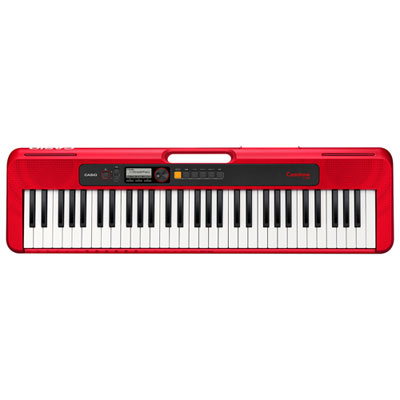 Image of Casio CT-S200 61-Key Electric Keyboard - Red