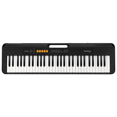 Image of Casio CT-S100 61-Key Electric Keyboard - Black - Only at Best Buy