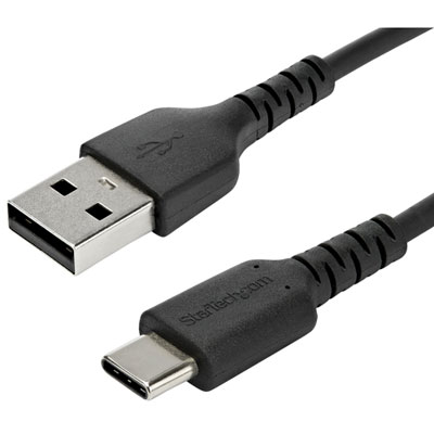Câble Usb-A À Usb-C De 1 M (3,3 Pi) De Startech (Rusb2Ac1Mb) - Noir