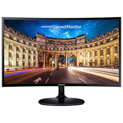 Open Box - Samsung 24" 1080p HD 60Hz 4ms Curved LED Monitor (LC24F390FHNXZA)