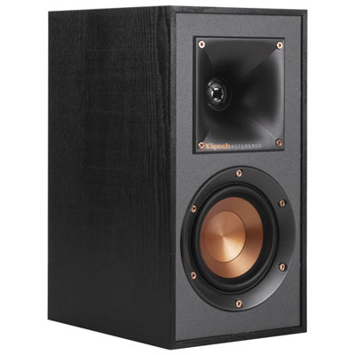 Open Box - Klipsch R41M 50-Watt Bookshelf Speaker - Pair - Black Great speakers