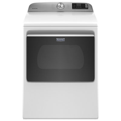 Maytag 7.4 Cu. Ft. Electric Dryer (YMED6230HW) - White We are so happy with our new washer and dryer set! They both work well together and love the new large capacity