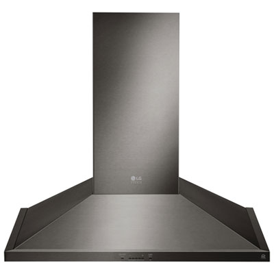 LG Studio 30" Wall Chimney Range Hood (LSHD3089BD) - Black Stainless Steel Love this hood