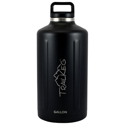 TrailKeg Gallon 128 oz Growler (128BK) - Black