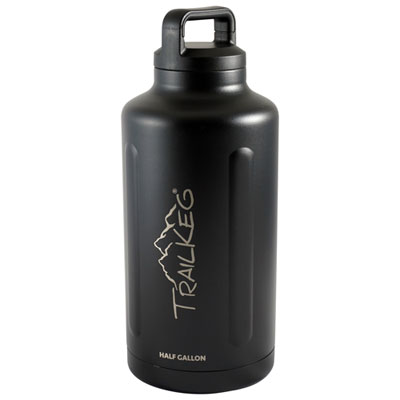 TrailKeg Half Gallon 64 oz Growler Package (64BK) - Black