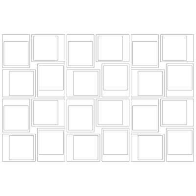 WallPops Snapshot Frames Wall Art Kit - White