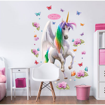 Image of Walltastic Magical Unicorn Large Character Sticker