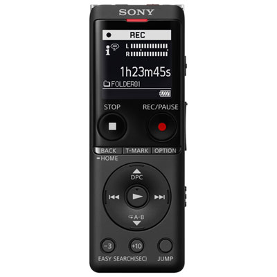 Sony 4GB Digital Voice Recorder with Built-in USB (ICDUX570BLK) - Black [This review was collected as part of a promotion