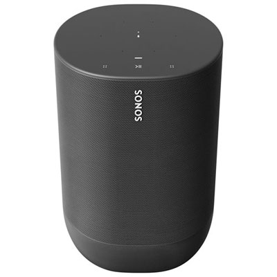 Open Box - Sonos Move - Wireless Smart Speaker w/ Amazon Alexa and Google Assistant Built In - Black