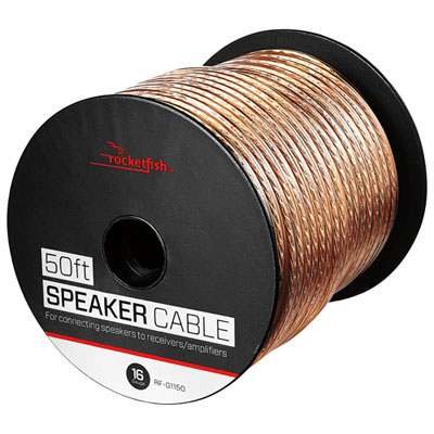 Rocketfish 15.24m (50 ft.) 16AWG Speaker Cable - Only at Best Buy Great value for the price best buy os always a great price