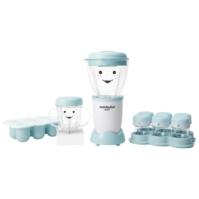 Image of NutriBullet Baby Food Prep System 0.9L 200-Watt Blender - Matte White/Blue
