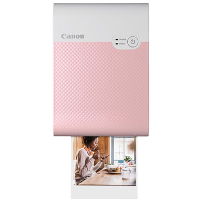Image of Canon SELPHY QX10 Square Compact Photo Printer - Pink