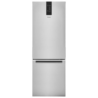 Whirlpool 24" 12.7 Cu. Ft. Bottom Freezer Refrigerator (WRB543CMJZ) - Stainless Steel