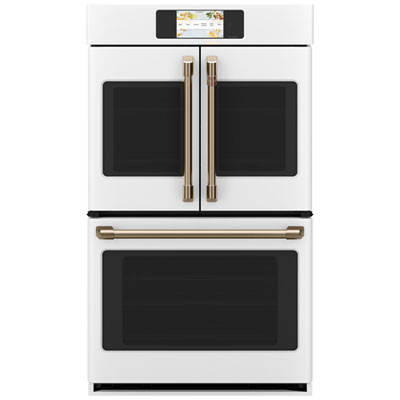 Café 30" 10 Cu. Ft. True Convection Electric Double Wall Oven (CTD90FP4NW2) - Matte White Perfect Oven