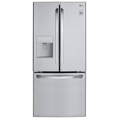 LG 30" 21.8 Cu. Ft. French Door Refrigerator with Water Dispenser (LRFWS2200S) - Stainless Steel It's actually 68