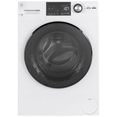 Open Box (Scratch & Dent) - GE 2.8 Cu. Ft. (IEC) Front Load Washer with Steam - Energy Star (GFW148SSMWW) - White