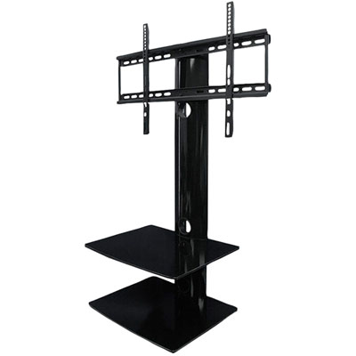 Image of TygerClaw TV Stand with 32   - 55   Full Motion TV Mount - Black