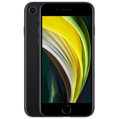 Image of Fido Apple iPhone SE 64GB (2nd Generation) - Black - Monthly Financing
