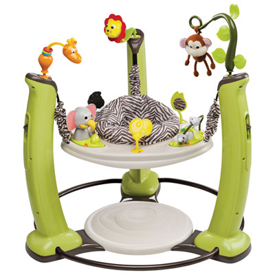 Image of Evenflo ExerSaucer Jungle Quest Jumping Activity Centre