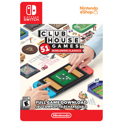 Image of Clubhouse Games: 51 Worldwide Classics (Switch) - Digital Download