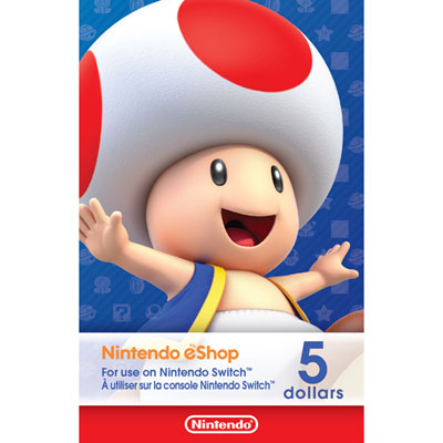Image of Nintendo eShop $5 Gift Card - Digital Download