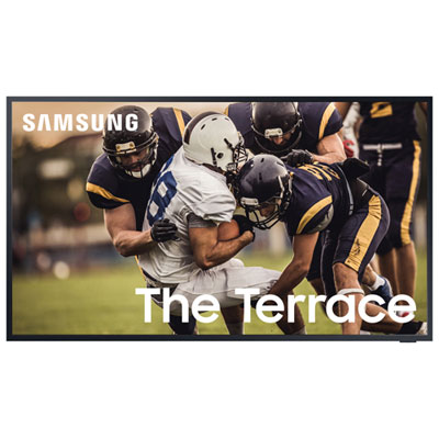 Samsung The Terrace 75" 4K UHD HDR QLED Tizen Outdoor Smart TV (QN75LST7TAFXZC) - Titan Black Great TV For The Money