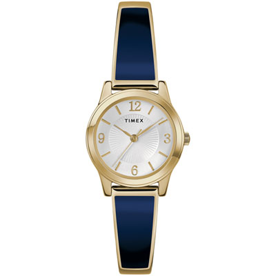 Image of Timex 25mm Women's Casual Watch - Blue/Silver/Gold
