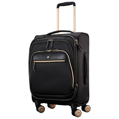 Samsonite Mobile Solution 16" Soft Side 4-Wheeled Expandable Carry-On Luggage - Black The suitcase is sturdy and has lots of room for everything I need
