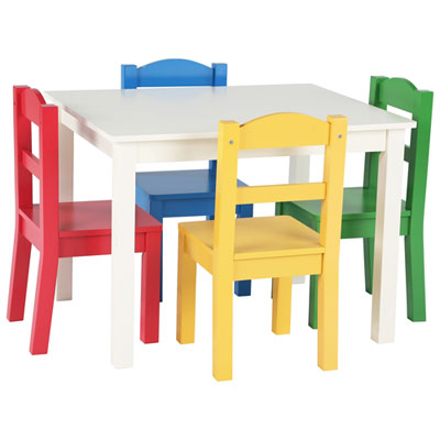 Image of Humble Crew 5-Piece Kids Table & Chair Set - Summit