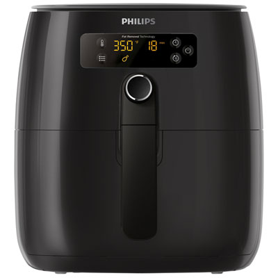 Image of Philips Avance Twin TurboStar Digital Air Fryer - 4.1L (4QT) - Black