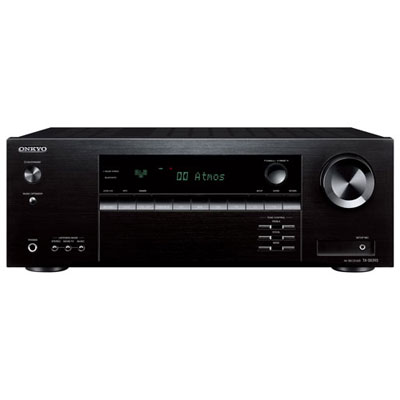 Open Box - Onkyo TX-SR393 5.2 Channel 4K Ultra HD AV Receiver TX-393 Onkyo receiver