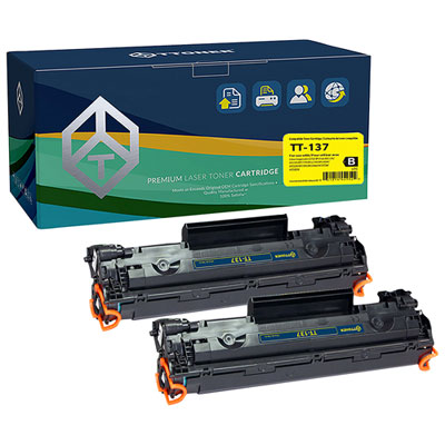 TToner Canon Compatible Black Toner (TT-CRG137) - 2 Pack