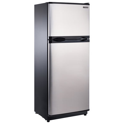 "Unique 24"" 10.3 Cu. Ft. Solar-Powered Top Freezer Refrigerator (UGP-290L S/S) - Stainless"