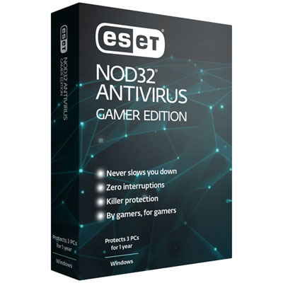 Image of ESET NOD32 Antivirus Gamer Edition (PC) - 3 Device - 1 Year