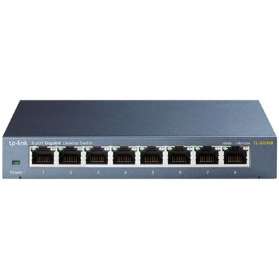 TP-Link 8-Port 10/100/1000Mbps Desktop Switch (TL-SG108) best for the money