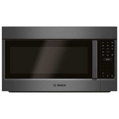 Image of Bosch 800 Series Over-The-Range Microwave - 1.8 Cu. Ft. - Black Stainless Steel