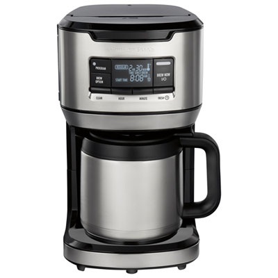Hamilton Beach Programmable Drip Coffee Maker - 12-Cup - Black/Stainless Steel I love the coffee maker